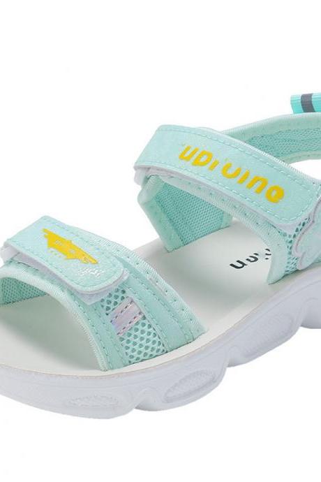 Girls sandal shoes, girls summer students shoes, light soft soft solid shoes, bottom casual beach shoes, big children shoes,