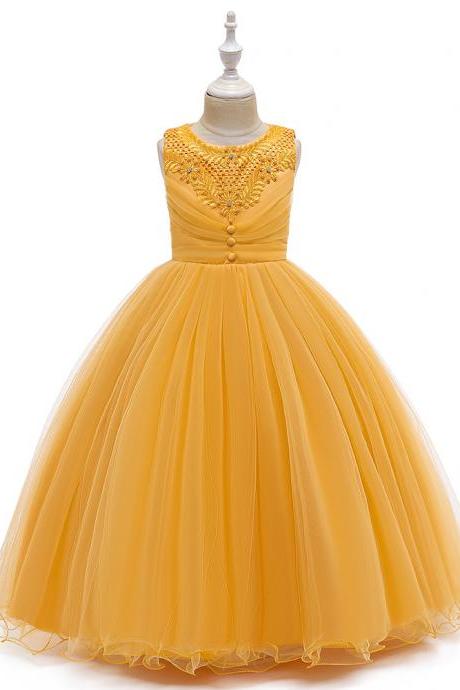 Formal Girl Princess Dress Christmas Dress Girl Party Gown Backless Kids Girls Prom Party Dress New Year Children Clothig