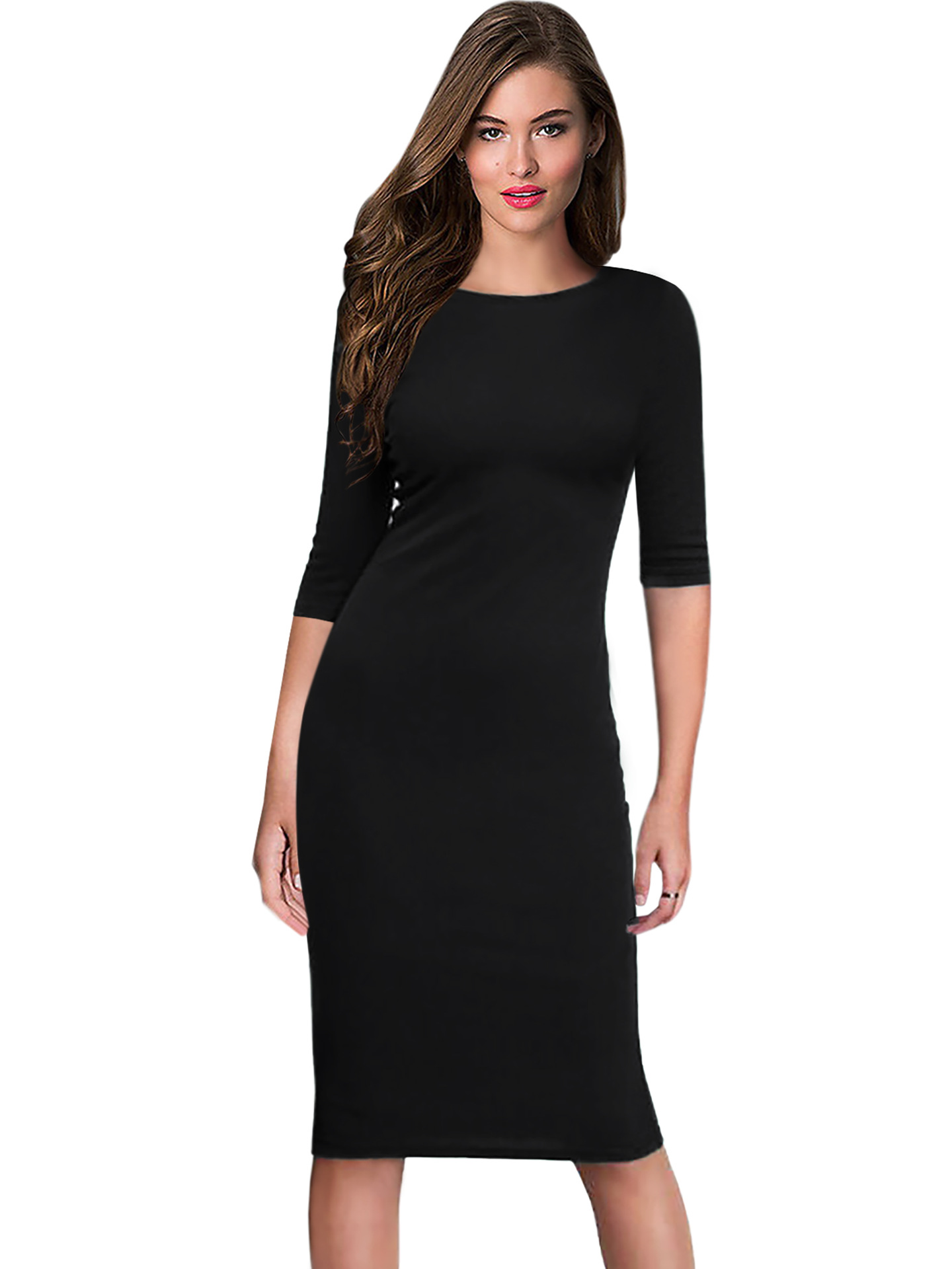 next black work dress